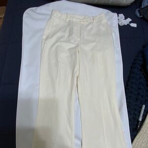 Reiss High Rise Cream Pants
